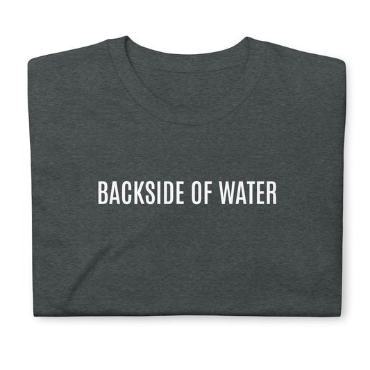 Backside of water