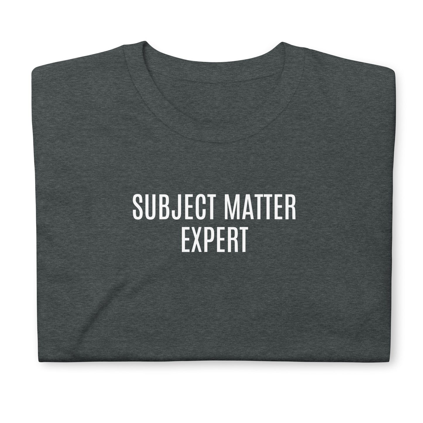 Subject matter expert