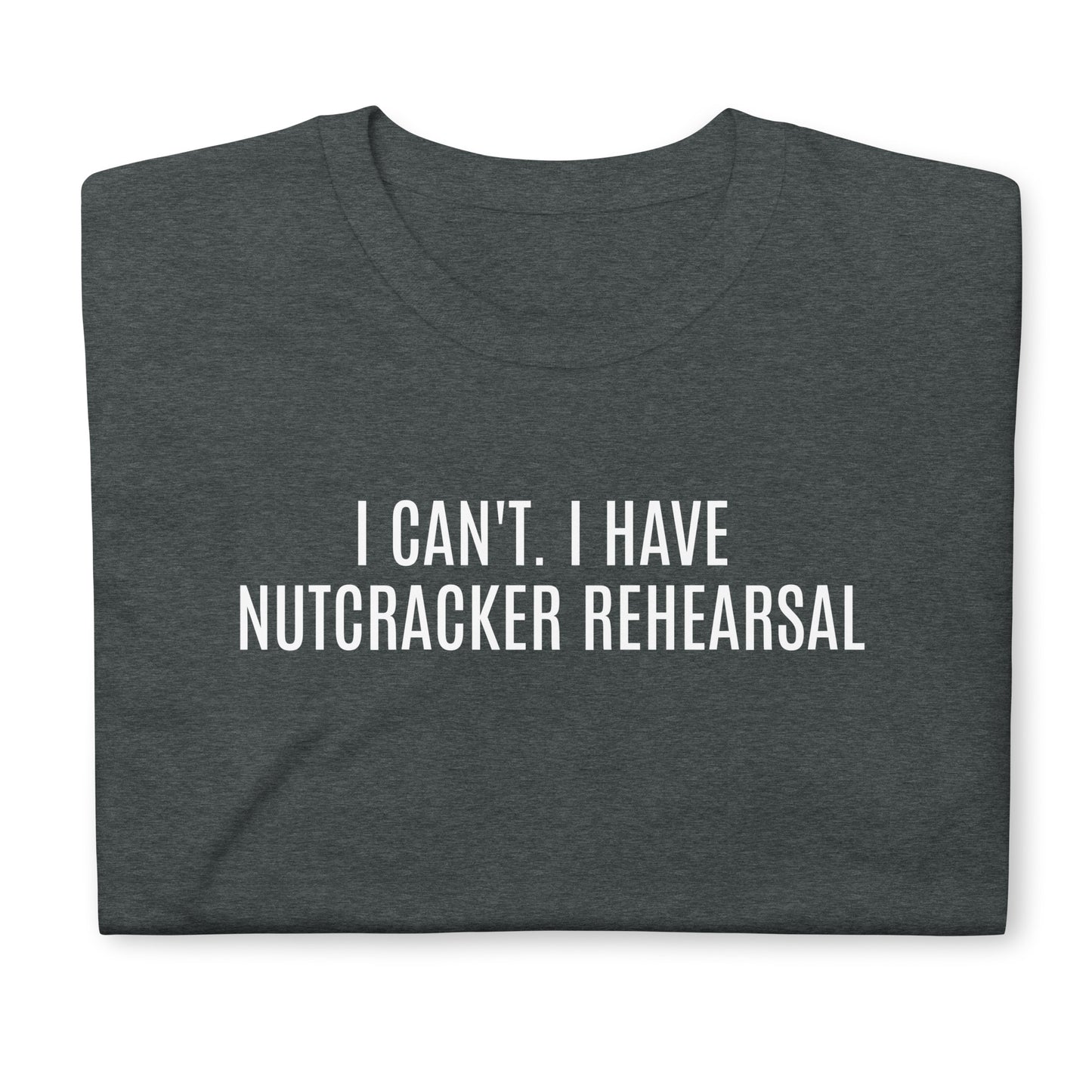 I can't. I have Nutcracker reherasal